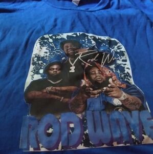 Blue ROD wave T-Shirt